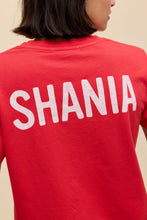 Load image into Gallery viewer, Shania Twain Let’s Go Girls Solo Tee in Ruby Red