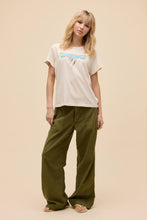 Load image into Gallery viewer, Van Halen Glitter Tour Tee in Dirty White