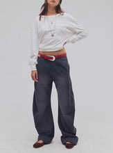 Load image into Gallery viewer, Spotlight Knit Trouser in Black Oyster