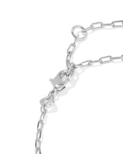 Load image into Gallery viewer, Kendra Scott Elaina Luxe Silver Chain Bracelet in White CZ