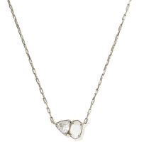 Load image into Gallery viewer, Kendra Scott Tatum Silver Short Pendant Necklace in Neutral Mix