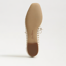 Load image into Gallery viewer, Marcie Ballet Flat in Modern Ivory Weave