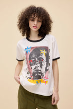 Load image into Gallery viewer, Elton John 1973 Pop Art Oversized Ringer in Vintage White