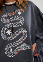 Load image into Gallery viewer, Camden Graphic Pullover in Snake Combo