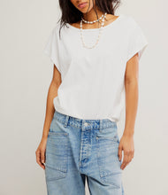 Load image into Gallery viewer, Peggy Tee in Clean Ivory