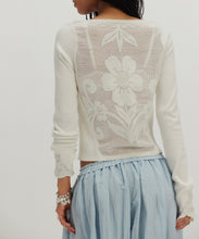 Load image into Gallery viewer, Delilah Long Sleeve in Clean Ivory