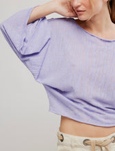 Load image into Gallery viewer, Amber Breeze Sweater in Violet Tune