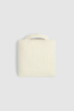 Load image into Gallery viewer, CozyChic Rib Travel Blanket in Cream