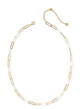 Load image into Gallery viewer, Kendra Scott Ainsley Convertible Chain Necklace Gold-Mix
