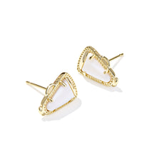 Load image into Gallery viewer, Kendra Scott Cheer Stud Earring in White Mother of Pearl