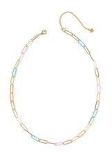 Load image into Gallery viewer, Kendra Scott Ainsley Convertible Chain Necklace Gold-Mix