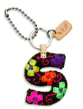 Load image into Gallery viewer, Black Felt Initial Charm