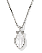 Load image into Gallery viewer, Kendra Scott Alexa Locket Pendant Necklace in Vintage Silver