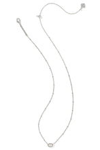 Load image into Gallery viewer, Kendra Scott Mini Elisa Silver Satellite Pendant Necklace in Iridescent Drusy