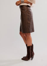 Load image into Gallery viewer, Sycamore Vegan Midi Skirt in Rusty