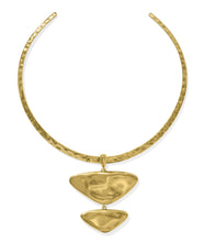 Load image into Gallery viewer, Kendra Scott Vintage Gold Margot Statement Necklace in Iridescent Abalone