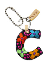 Load image into Gallery viewer, Black Felt Initial Charm