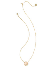 Load image into Gallery viewer, Kendra Scott Sand Dollar Pendant Necklace in Gold/Natural MOP