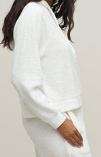 Load image into Gallery viewer, Slub Double Knit Seamed Hoodie in Pearl