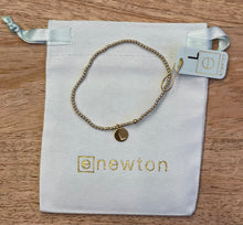 Load image into Gallery viewer, Classic Gold 2mm Initial Respect Small Gold Disc