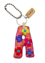 Load image into Gallery viewer, Pink Felt Initial Charm