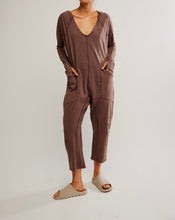 Load image into Gallery viewer, Hot Shot Long Sleeve Onesie in Dark Espresso