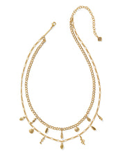 Load image into Gallery viewer, Kendra Scott Alexa Multi Strand Necklace in Vintage Gold