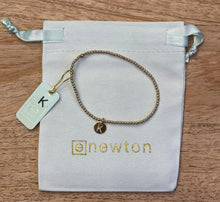 Load image into Gallery viewer, Classic Gold 2mm Initial Respect Small Gold Disc