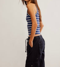 Load image into Gallery viewer, Mia Tank Yard Stripe in Navy Combo