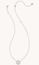 Load image into Gallery viewer, Kendra Scott Snowflake Pendant Necklace in White Opal