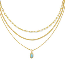 Load image into Gallery viewer, Kendra Scott Mini Elisa Triple Strand Necklace