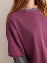 Load image into Gallery viewer, Nina Tee in Maroon