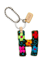 Load image into Gallery viewer, Black Felt Initial Charm