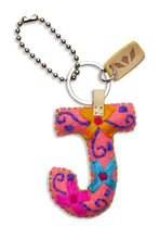 Load image into Gallery viewer, Pink Felt Initial Charm