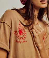 Load image into Gallery viewer, Horsin Around Tee in Brown Combo