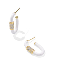 Load image into Gallery viewer, Kendra Scott Emery Enamel Hoop Earring in Gold Mix