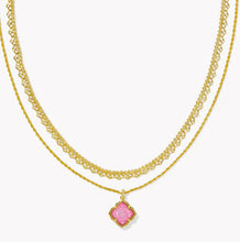 Load image into Gallery viewer, Kendra Scott Mallory Rose Multi Strand Necklace