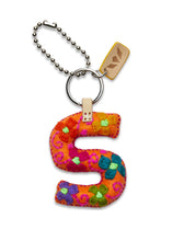 Load image into Gallery viewer, Orange Felt Initial Charm