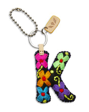 Load image into Gallery viewer, Black Felt Initial Charm