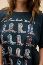 Load image into Gallery viewer, Boots For Walking Merch Tee in Vintage Black