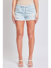 Load image into Gallery viewer, High Rise Jean Jogger Shorts
