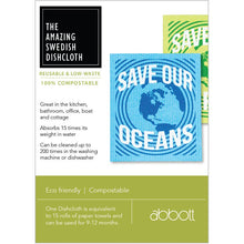 Load image into Gallery viewer, Every Dish You Take S/2 Swedish Dishcloths