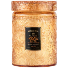Load image into Gallery viewer, Spiced Pumpkin Latte 18oz Large Jar Candle