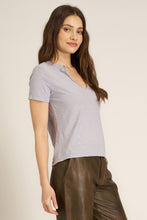 Load image into Gallery viewer, Plata Notched Tee in Shadow