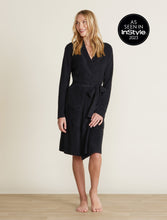 Load image into Gallery viewer, CozyChic Lite Robe in Black