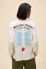Load image into Gallery viewer, Rolling Stones 1972 L/S Crew in Dirty White