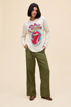 Load image into Gallery viewer, Rolling Stones 1972 L/S Crew in Dirty White