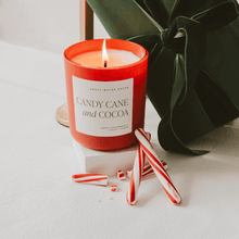 Load image into Gallery viewer, Candy Cane & Cocoa - 15oz Candle