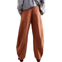 Load image into Gallery viewer, Good Luck Mid Rise Barrel Jean in Ginger Root