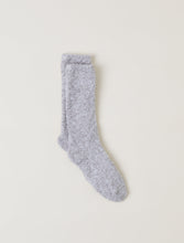 Load image into Gallery viewer, Cozy Chic Heathered Socks in Oyster-White